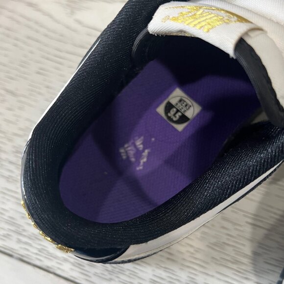NIKE Panda Dunks World Champs Black & White Gold Plate SE Retro 9.5 - Picture 13 of 15